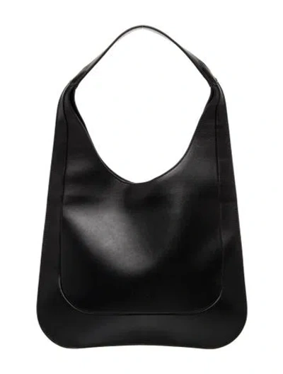 Pre-owned Aesther Ekme Leather Shoulder Bag In Black
