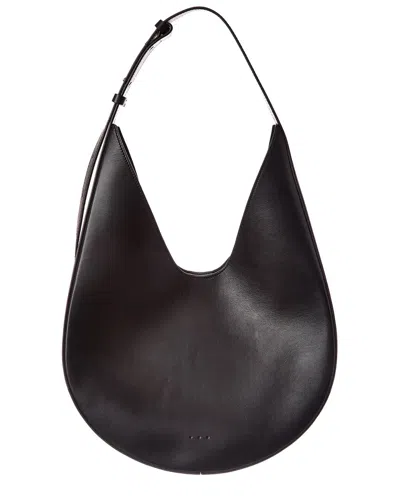 Aesther Ekme Leather Shoulder Bag In Black