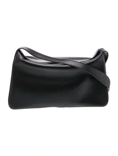 Pre-owned Aesther Ekme Leather Shoulder Bag In Black