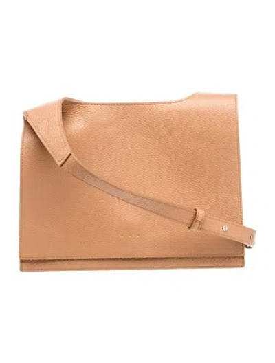 Pre-owned Aesther Ekme Leather Shoulder Bag In Brown