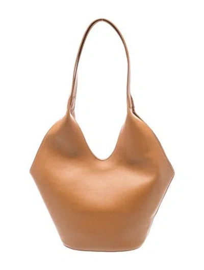 Pre-owned Aesther Ekme Leather Shoulder Bag In Brown