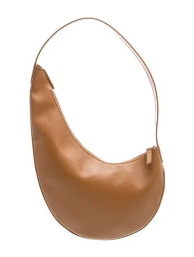 Pre-owned Aesther Ekme Leather Shoulder Bag In Brown