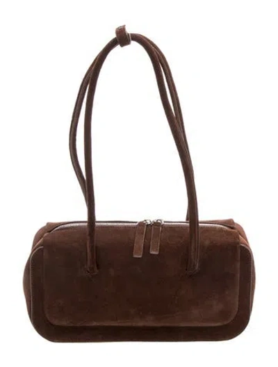 Pre-owned Aesther Ekme Leather Shoulder Bag In Brown