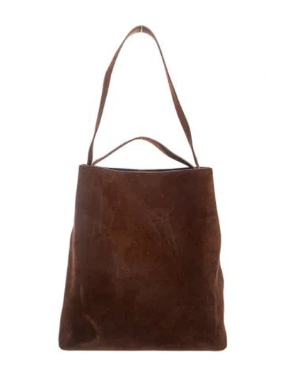 Pre-owned Aesther Ekme Leather Shoulder Bag In Brown