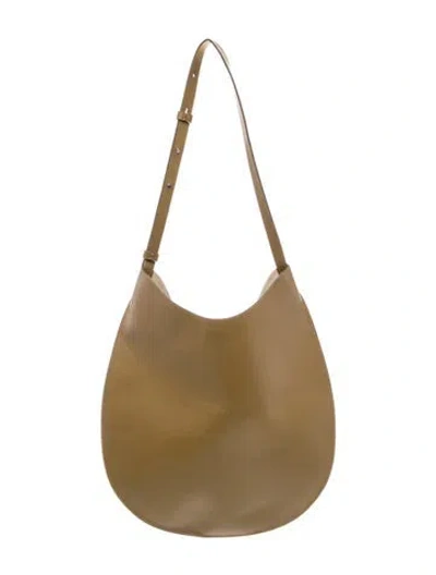 Pre-owned Aesther Ekme Leather Shoulder Bag In Green