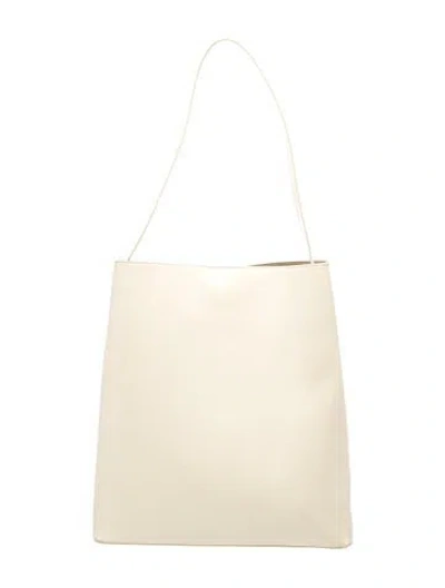 Pre-owned Aesther Ekme Leather Shoulder Bag In Neutral