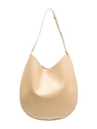 Pre-owned Aesther Ekme Leather Shoulder Bag In Neutral