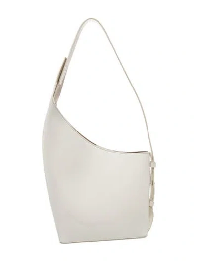 Pre-owned Aesther Ekme Leather Shoulder Bag In Neutrals
