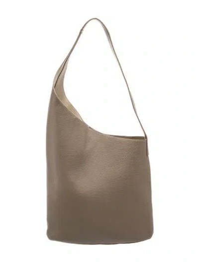 Pre-owned Aesther Ekme Leather Shoulder Bag In Neutrals