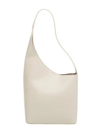 Pre-owned Aesther Ekme Leather Shoulder Bag In Neutrals