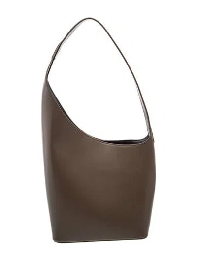Pre-owned Aesther Ekme Leather Shoulder Bag In Neutrals