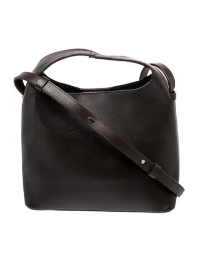 Pre-owned Aesther Ekme Leather Top Handle Bag In Brown