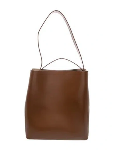 Pre-owned Aesther Ekme Leather Tote In Brown