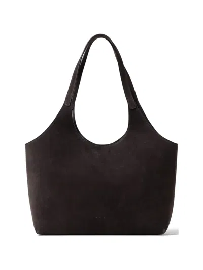 Aesther Ekme Logo-print Shoulder Bag In Black