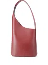 Aesther Ekme Demi Lune Shoulder Bag Bordeaux In Red