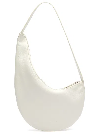 Aesther Ekme Lune Mini Leather Shoulder Bag In White