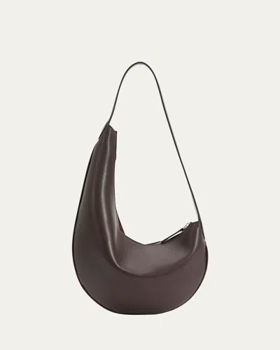 AESTHER EKME LUNE MINI ZIP CALFSKIN HOBO BAG