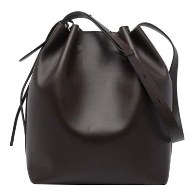 Aesther Ekme Marin Supple Large Bucket Bag In Brown