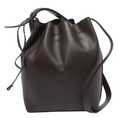 Aesther Ekme Mediuim Marin Supple Bucket Bag In Brown