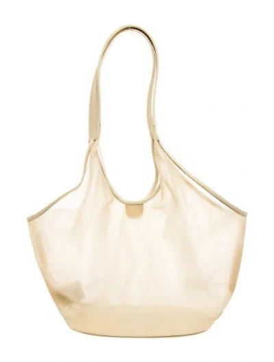 Pre-owned Aesther Ekme Mesh Tote In Gold