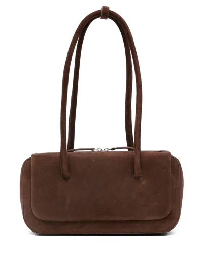 Aesther Ekme Mini Lagune Shoulder Bag In Brown