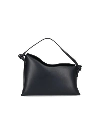 Aesther Ekme Mini Lune Leather Bag In Black