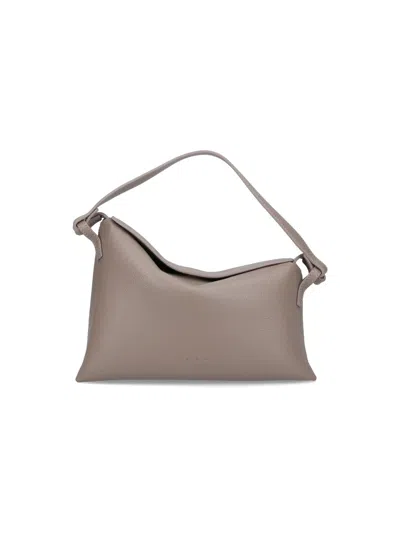 Aesther Ekme "mini Lune" Crossbody Bag In Gray