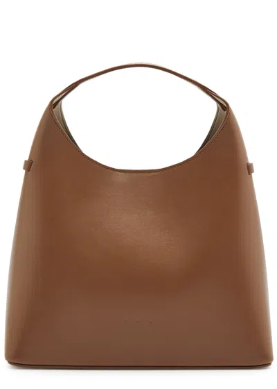 Aesther Ekme Mini Sac Leather Top Handle Bag In Tan