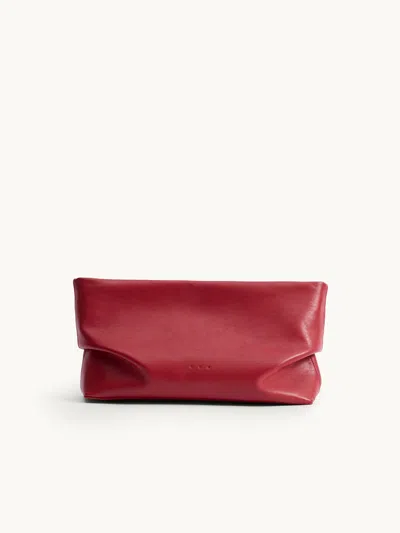 Aesther Ekme Nina Clutch Scarlet In Red