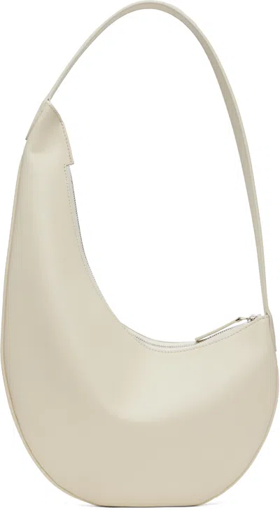 Aesther Ekme Off-white Lune Mini Bag In 205 Cream