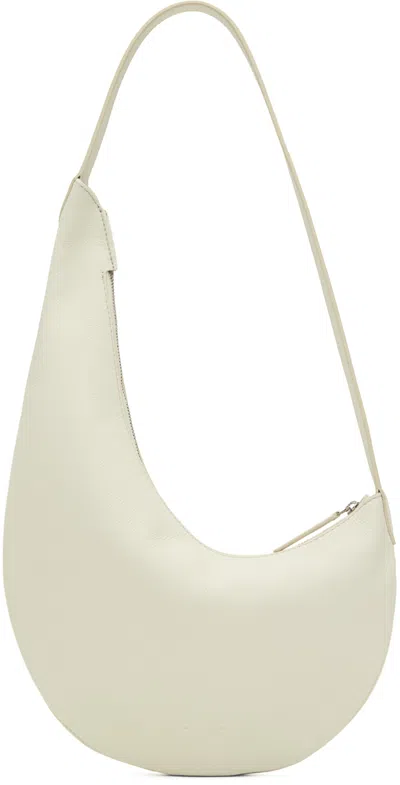 Aesther Ekme Off-white Lune Mini Bag In 217 Grain White