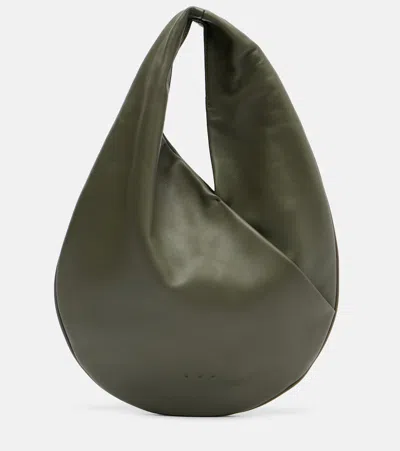 Aesther Ekme Ora Leather Shoulder Bag In Green