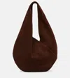 Aesther Ekme Ora Medium Suede Shoulder Bag In Brown