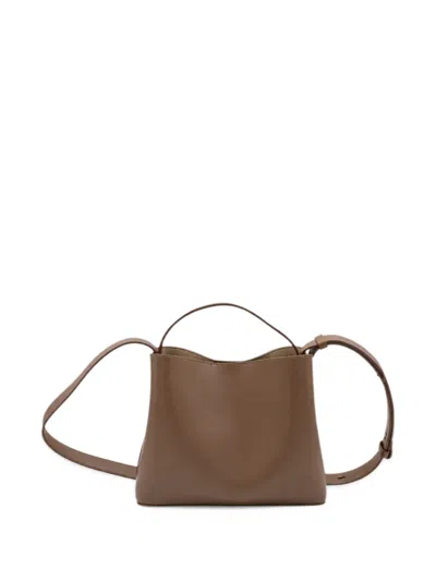 Aesther Ekme Original Mini Leather Shoulder Bag In Brown