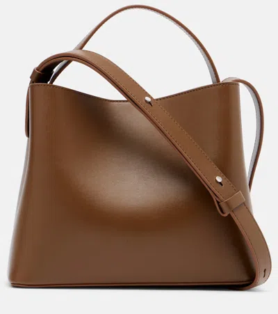Aesther Ekme Original Sac Mini Leather Tote Bag In Brown