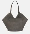 Aesther Ekme Phantom Large Suede Tote Bag In Gray