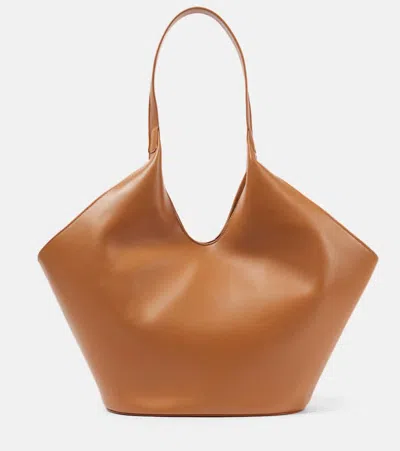 Aesther Ekme Phantom Leather Tote Bag In 229 Tan