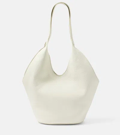 Aesther Ekme Phantom Medium Leather Tote Bag In 215 Grain Cream