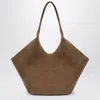 Aesther Ekme Phantom Tote In Suede Beige In Brown