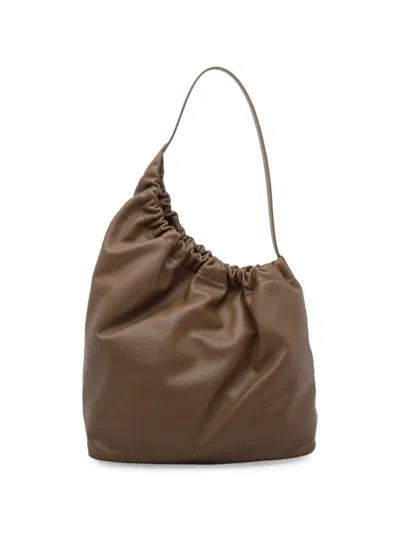 Aesther Ekme Ruched Shoulder Bag In Brown
