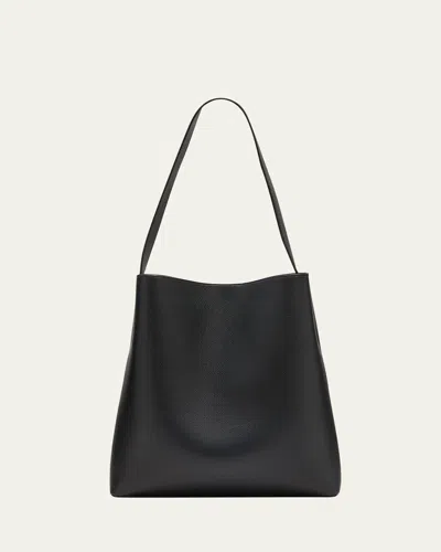 Aesther Ekme Black Sac Tote In 195 Grain Black