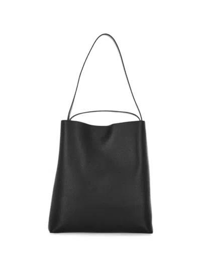 Aesther Ekme Sac Grained Leather Shoulder Bag In Black