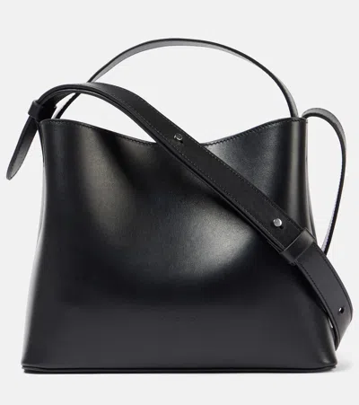 Aesther Ekme Sac Mini Leather Tote Bag In 101 Black