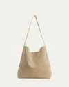Aesther Ekme Sac Suede Shoulder Bag In Sand