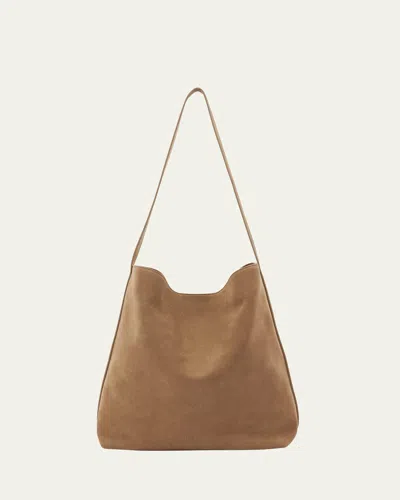 Aesther Ekme Sac Supple Calfskin Suede Tote Bag In Brown