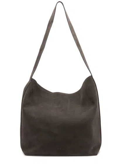 Aesther Ekme Sac Supple Suede Tote In Brown