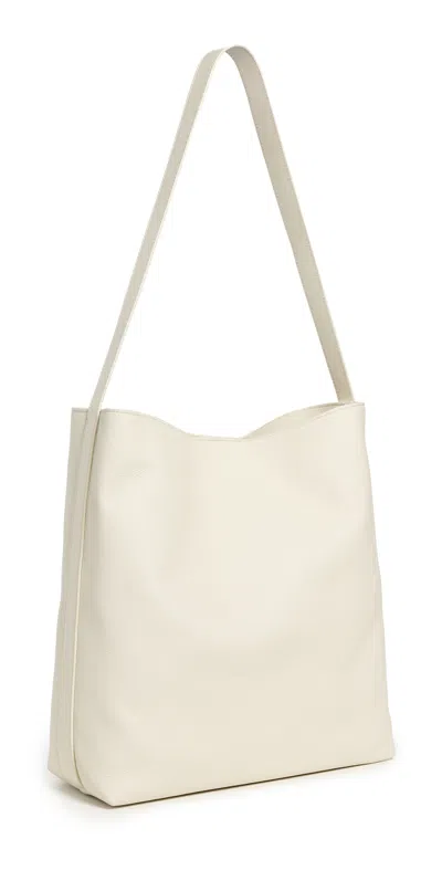 Aesther Ekme Sac Supple Tote 215 Grain Cream In White