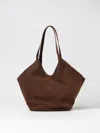 Aesther Ekme Large Phantom Suede Tote Bag In Dark