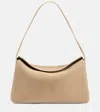 Aesther Ekme Small Suede Shoulder Bag In 182 Suede Sand