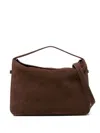 Aesther Ekme Soft Baguette Crossbody Bag 238 Suede Cocoa In Brown